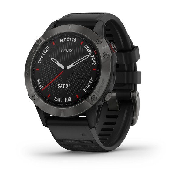 Garmin fenix6 PRO Sapphire, Gray/Black Band (MAP/Music) 010-02158-11