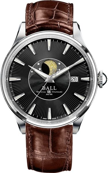 Ball Trainmaster Moon Phase NM3082D-LLJ-BK