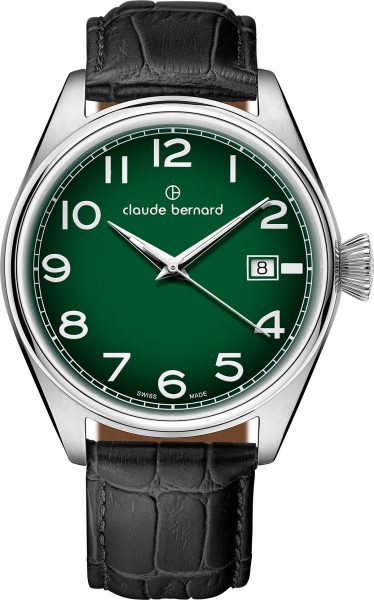 Levně Claude Bernard Proud Heritage Three Hands Date 70203-3C-VB + 5 let záruka, pojištění a dárek ZDARMA