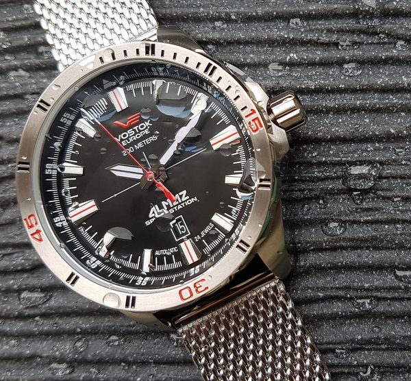 Vostok Europe Almaz Automatic Line NH35A/320A258 - Silikonový řemínek