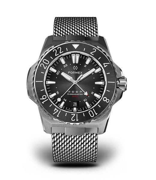 Formex Reef GMT Automatic Chronometer Black Dial with Red GMT