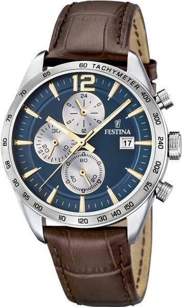 Levně Festina Chronograph Timeless 16760/7 + 5 let záruka, pojištění a dárek ZDARMA