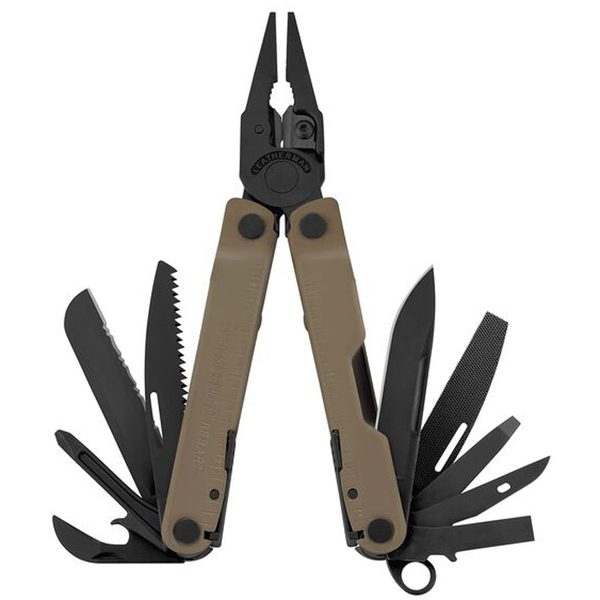 Levně MultiTool Leatherman Rebar Coyote Tan 832406 + 5 let záruka, pojištění a dárek ZDARMA