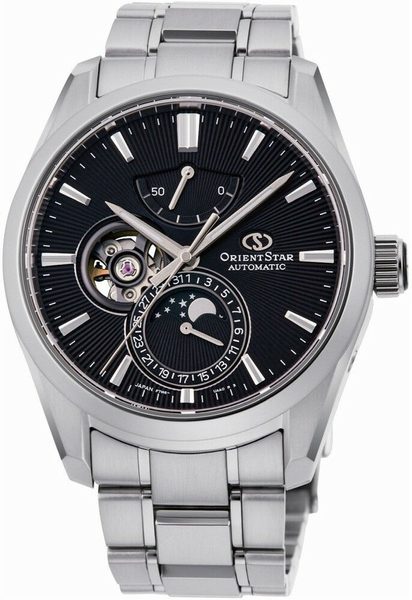 Orient Star RE-AY0001B Contemporary Moon Phase + 5 let záruka, pojištění a dárek ZDARMA