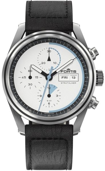 Levně Fortis Stratoliner S-41 White Dust F2340014 + 5 let záruka, pojištění a dárek ZDARMA