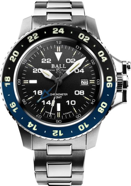 Levně Ball Engineer Hydrocarbon AeroGMT II (42 mm) COSC DG2018C-S10C-BK + 5 let záruka, pojištění a dárek ZDARMA