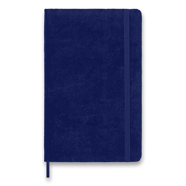 Zápisník Moleskine Velvet - L, tvrdé desky, linkovaný - Zápisník Moleskine Velvet - tvrdé desky fialový