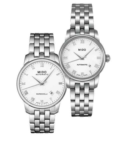 Levně SET Mido Baroncelli M8600.4.26.1 a M7600.4.26.1 + 5 let záruka, pojištění a dárek ZDARMA