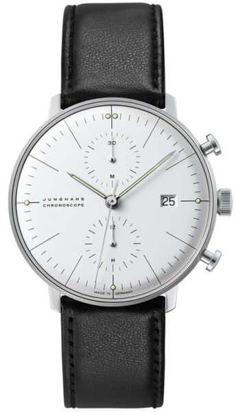 Junghans Max Bill Chronoscope 27/4600.02 + 5 let záruka, pojištění a dárek ZDARMA