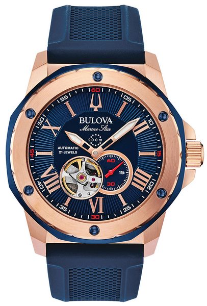 Bulova Marine Star Automatic 98A227 + 5 let záruka, pojištění a dárek ZDARMA