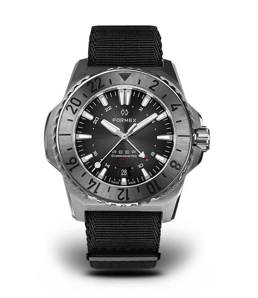 Formex Reef GMT Automatic Chronometer Black Dial with Red GMT