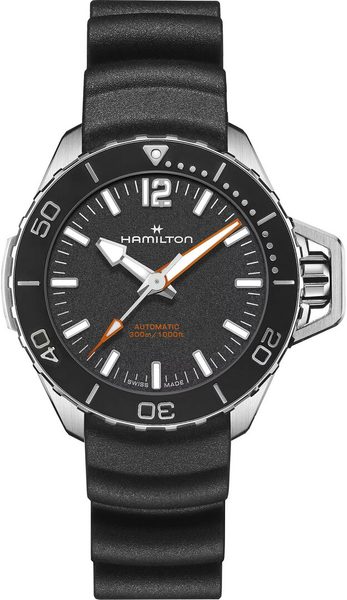 Hamilton Khaki Navy Frogman Auto H77455330 + 5 let záruka, pojištění a dárek ZDARMA