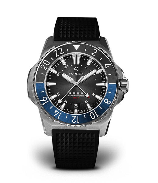 Formex Reef GMT Automatic Chronometer Black Dial with Red GMT