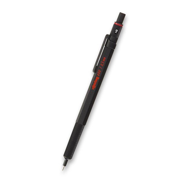 Levně Mechanická tužka Rotring 600 Black 1520/095444 - Black 0,5 mm + 5 let záruka, pojištění a dárek ZDARMA
