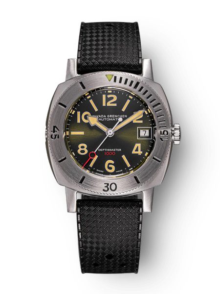 Nivada Grenchen Depthmaster Numerals - Tropic Rubber