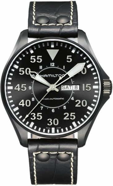 Hamilton Khaki Aviation Pilot Day Date Auto H64785835