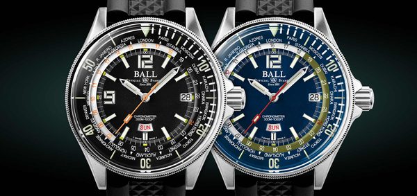 Ball Engineer Master II Diver Worldtime Limited Edition COSC DG2232A-PC-BK