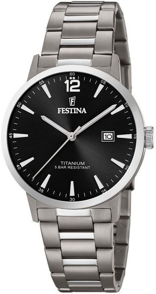 Festina Titanium Date 20435/3 + 5 let záruka, pojištění a dárek ZDARMA