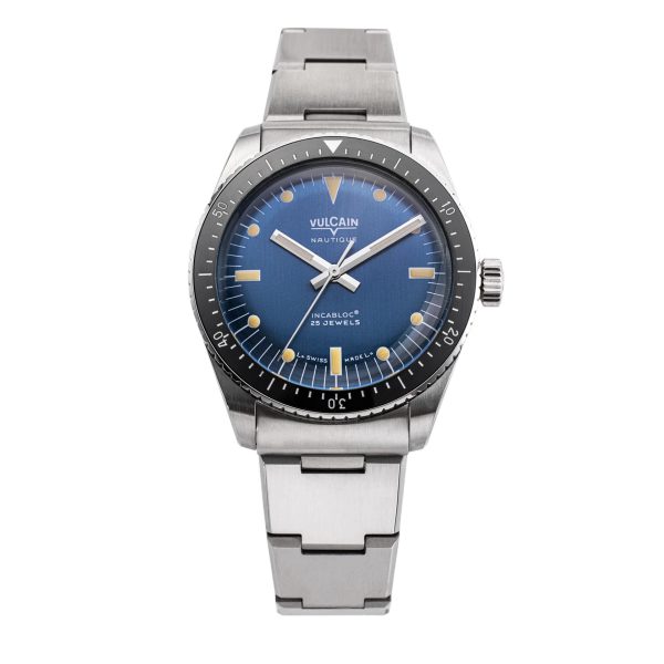 Vulcain Skindiver Nautique Blue - Steel Bracelet