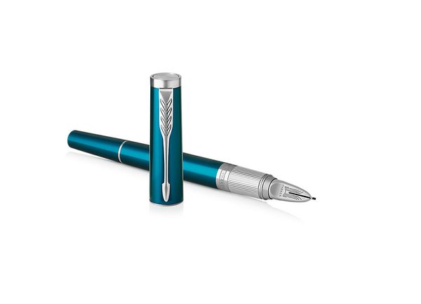 Pero Parker Ingenuity Deluxe Teal CT Slim 1502/6572 - hrot F (slabý)