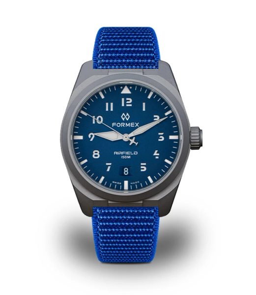 Formex AirField Automatic Horizon Blue Electric Blue Nylon-Velcro 0661.1.6536.844Y