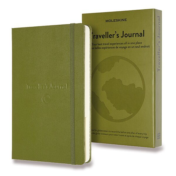 Zápisník Moleskine Passion Travel Journal KHAKI - tvrdé desky L 1331/1517140