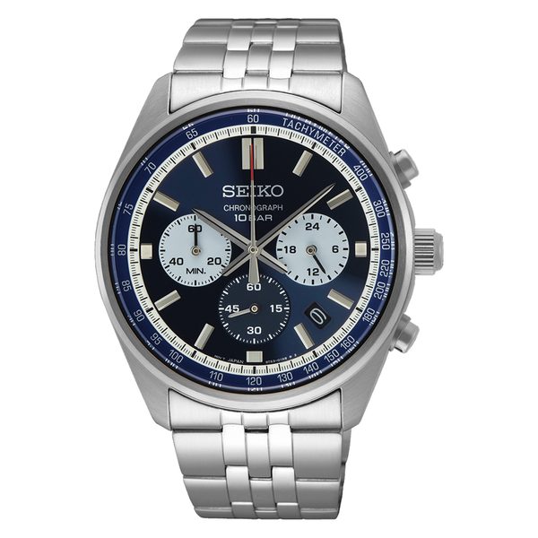 Levně Seiko Quartz Chronograph SSB427P1 + 5 let záruka, pojištění a dárek ZDARMA