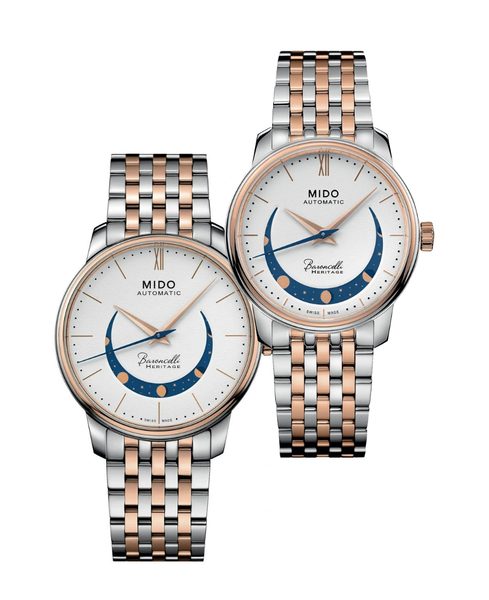 SET Mido Baroncelli Smiling M027.407.22.010.01 a M027.207.22.010.01 + 5 let záruka, pojištění a dárek ZDARMA