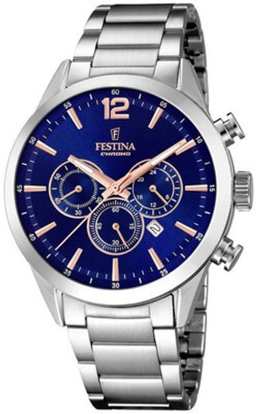 Levně Festina Timeless Chronograph 20343/9 + 5 let záruka, pojištění a dárek ZDARMA