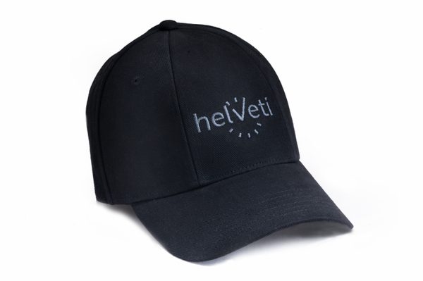 Kšiltovka Helveti znak - black + 5 let záruka a dárek ZDARMA