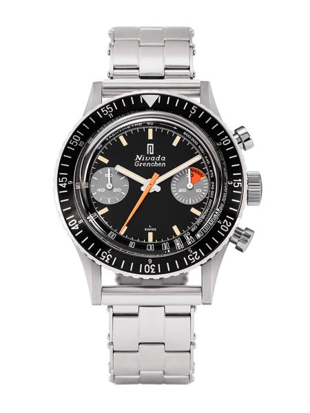 Nivada Grenchen Chronomaster Orange Boy SL Manual - Oyster