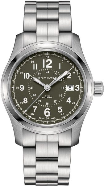 Hamilton Khaki Field Auto H70605163 + 5 let záruka, pojištění a dárek ZDARMA