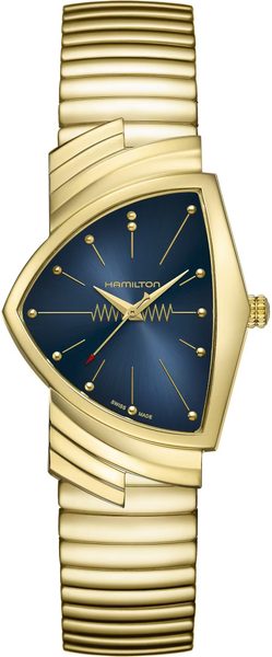 Levně Hamilton Ventura Blue Quartz H24301141 + 5 let záruka, pojištění a dárek ZDARMA