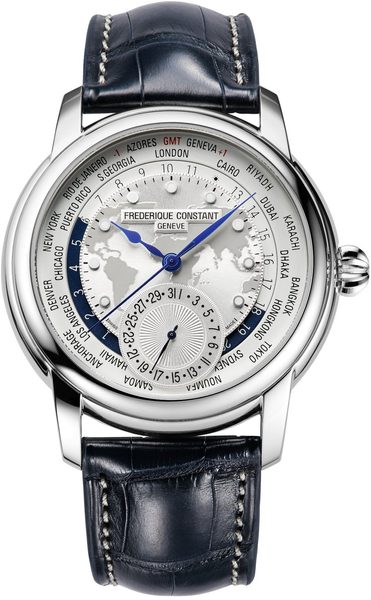 Frederique Constant Manufacture Classic Worldtimer Automatic FC-718WM4H6 + 5 let záruka, pojištění a dárek ZDARMA