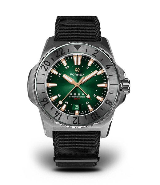 Formex Reef GMT Automatic Chronometer Green Dial with Rose Gold