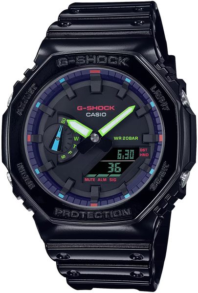 Levně Casio G-Shock GA-2100RGB-1AER Virtual Rainbow Series + 5 let záruka, pojištění a dárek ZDARMA