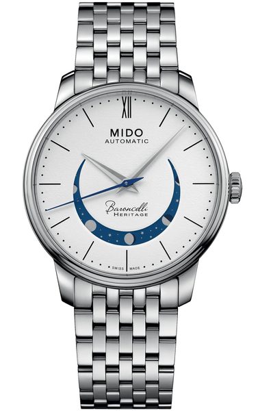 Levně Mido Baroncelli Smiling Moon Gent M027.407.11.010.01 + 5 let záruka, pojištění a dárek ZDARMA