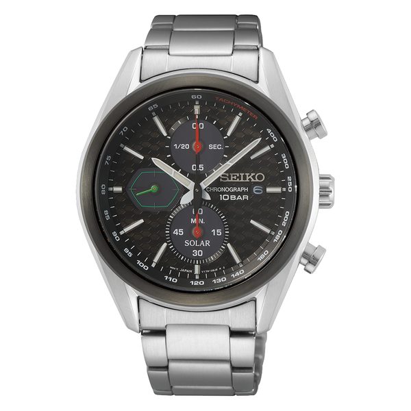 Levně Seiko Solar Chronograph SSC803P1 Macchina Sportiva + 5 let záruka, pojištění a dárek ZDARMA