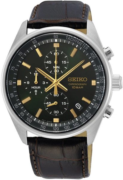 Seiko Quartz Chronograph SSB385P1 + 5 let záruka, pojištění a dárek ZDARMA