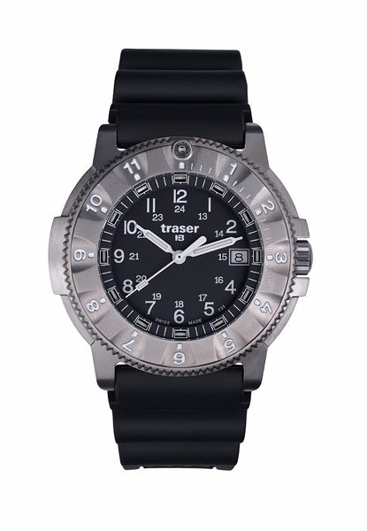 Levně Traser P65 Tactical Mission Titanium Rubber