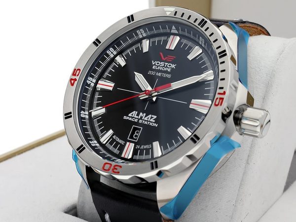 Vostok Europe Almaz Automatic Line NH35A/320A258 - Silikonový řemínek