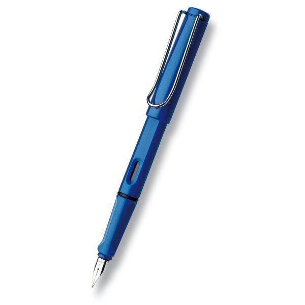 Levně Plnicí pero Lamy Safari Shiny Blue 1506/014049 - hrot EF (velmi slabý) + 5 let záruka, pojištění a dárek ZDARMA