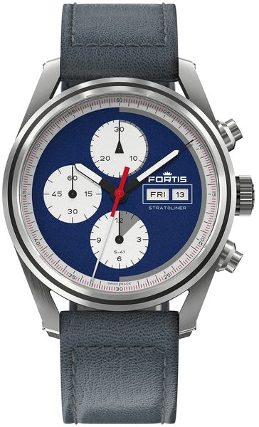 Levně Fortis Stratoliner S-41 Blue Japan F2340017 + 5 let záruka, pojištění a dárek ZDARMA