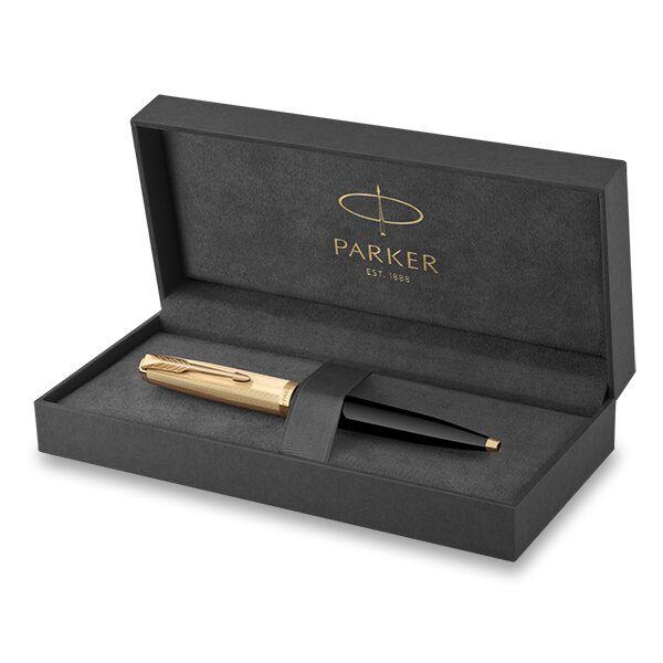 Kuličkové pero Parker 51 Deluxe Black GT 1502/6223513