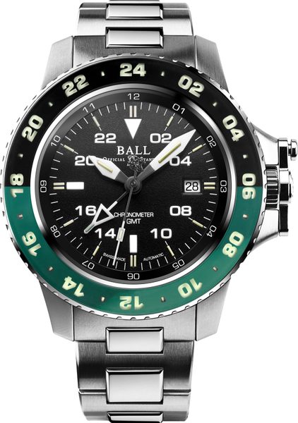 Levně Ball Engineer Hydrocarbon AeroGMT II (42 mm) COSC DG2018C-S11C-BK + 5 let záruka, pojištění a dárek ZDARMA