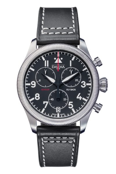 Davosa Aviator Flyback Chronograph 162.499.55 + 5 let záruka, pojištění a dárek ZDARMA