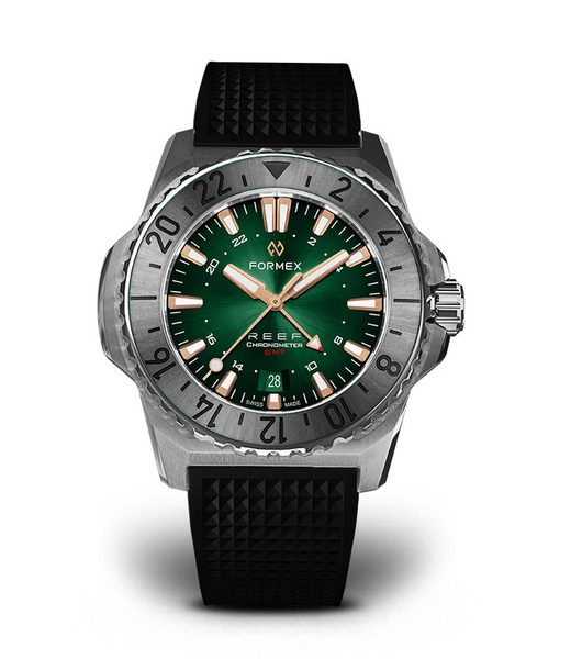 Formex Reef GMT Automatic Chronometer Green Dial with Rose Gold