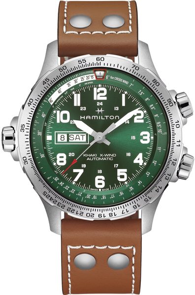 Levně Hamilton Khaki Aviation X-Wind Day Date Auto H77735560