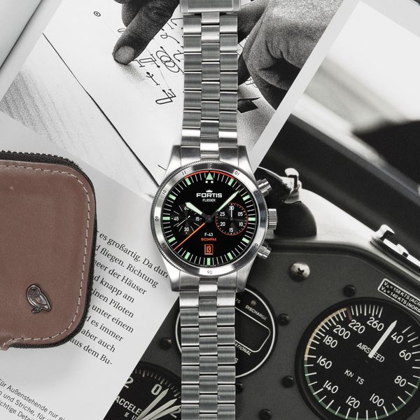 Fortis Flieger F-43 Bicompax Original F4240004