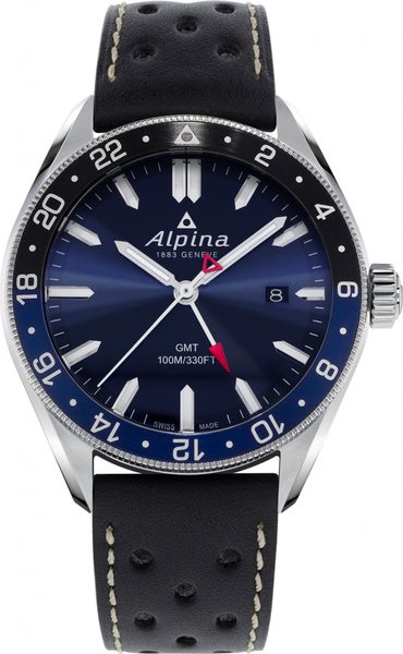 Alpina Alpiner Quartz GMT AL-247NB4E6 + 5 let záruka, pojištění a dárek ZDARMA